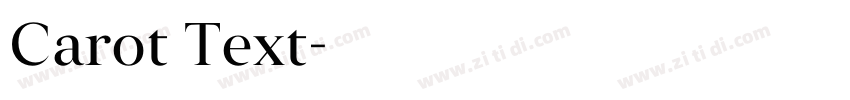 Carot Text字体转换 Carot Text字体转换